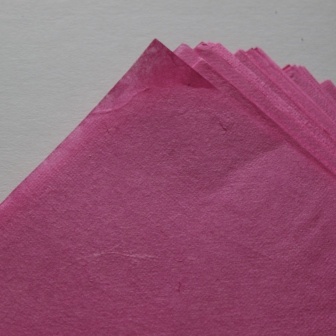 Тутовая бумага ручной работы, цвет фуксия, формат А4