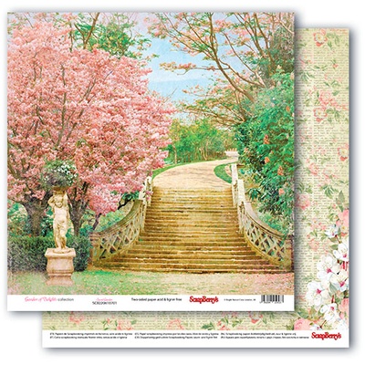 Набор бумаги для скрапбукинга от ScrapBerry's - Старое имение, 30,5х30,5 см, 190 гр/м, (6 + 2)