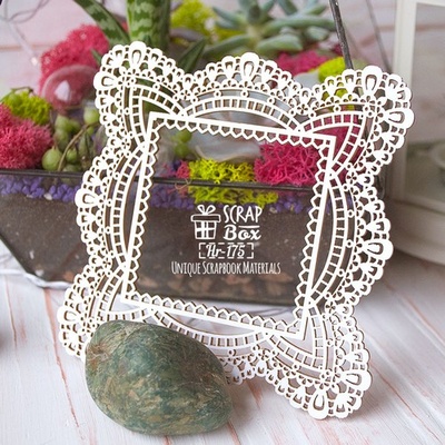 Чипборд ScrapBox - Квадратна рамка Hr-175