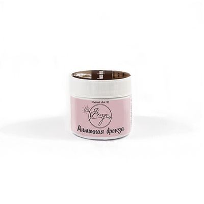 Акриловая краска от ScrapEgo - Античная бронза, с перламутром и эффектом "металлик", 30мл