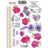 Набір наліпок #058, Mind Flowers, ТМ Фабрика Декору