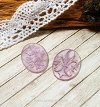 Камеї міні-бузкові, із прозорі смоли від Євгенія Курдібановська ТМ