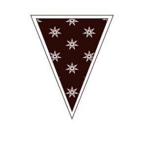 Акриловый штамп Christmas Stamp SR048a Звезды, размер 3 * 3,7 см