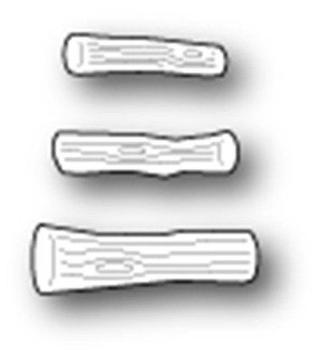 Нож для вырубки от Poppystamps - Fireplace Logs