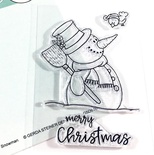 Набір штампів Gerda Steiner - Happy Snowman 3x4 Clear Stamp Set