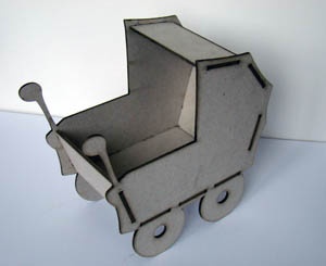 Чипборд Заготовка "Коляска"