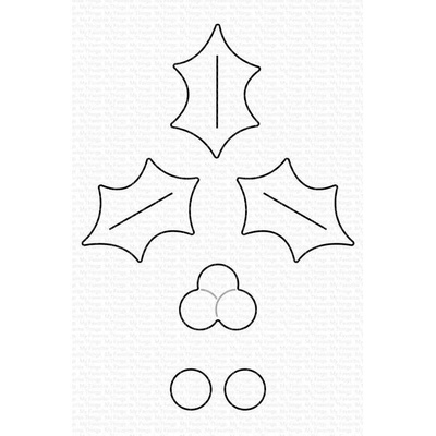 Ніж для вирубки My Favorite Things - Holly Berries Die-namics