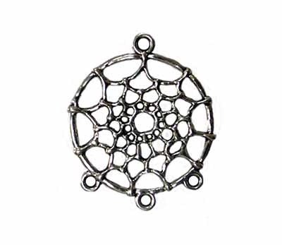  Металлическая подвеска от ScrapBerry's - Ловец снов, 1 шт.