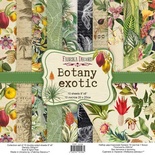 Набір скрап-паперу Botany exotic 20x20см, ТМ Фабрика Декору