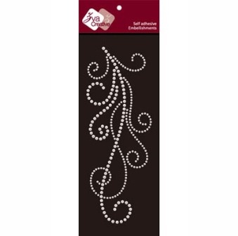 Прикраса з перлинок від Zva Creative - Flourish - White pearl, білий колір