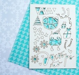 Набір чіпборду від Артельє - ZIMAЛогія, 9,5x14см