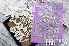 Ніж для вирубки Fantasy "Відріз мережива" розмір 15,5*10 см