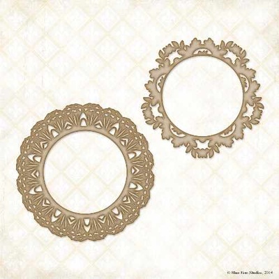 Чипборд Blue Fern StudiOs-Lace Rounds