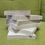 Блок для блокнота А5, зістарений папір, товстий, 140 аркушів