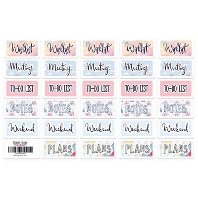 Набор наклеек (стикеров) для журналинга 4-002, ТМ Фабрика Декора