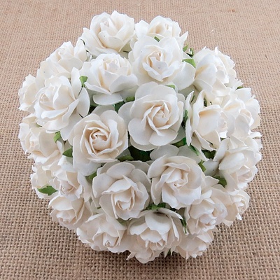 Дикая роза, цвет белый, диаметр - 30мм, 1 шт.