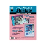 Термостійкий ацетатний прозорий аркуш Heat Resistant Acetate 8.5"X11", 21.59см27.94 см, 1 шт.