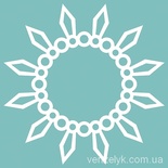 Чипборд від Вензелик - Рамка 75, розмір: 73x73 мм