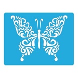 Маска - Фабрика Декору - Метелики завитки 2, 15смХ11см