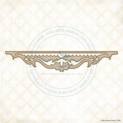 Чипборд Blue Fern StudiOs-Ornate Shelf