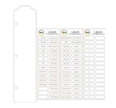 Набор разделителей и наклеек Project Life by Becky Higgins - Scrapbook Dividers - 15 pack + label sticker