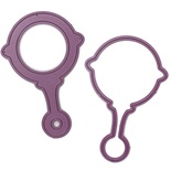 Ножі від Cheery Lynn Designs - Baby Rattle Rattle Die Die 67xLynn0 мм