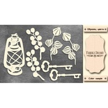 Набір чіпбордів Sentimental story, колір молочний, ТМ Фабрика Декору