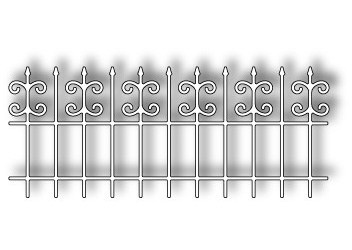 Ніж для вирубки - Estate Fence від Memory Box