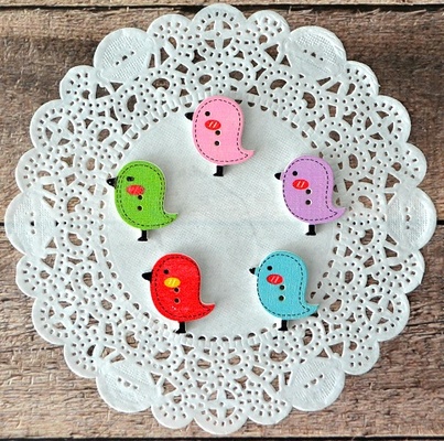 Ґудзики декоративні від Hobby&You - Птахи, дерево