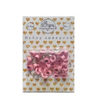 Набор люверсов с кольцом от ScrapEgo - "Розовый матовый", 30 шт.