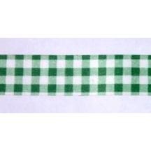 Бумажный скотч с принтом ЗЕЛЕНАЯ КЛЕТКА, ширина 15 мм, длина 8 м