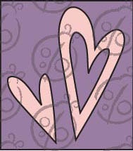 Чипборд. Сердца №1 cb-131