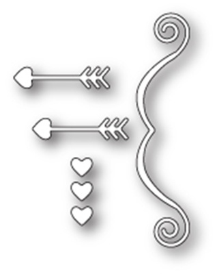 Нож от Memory Box - Cupid's Tools - Лук и стрелы Купидона