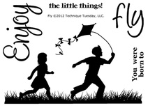 Набір акрилових штампів Technique Tuesday - Fly