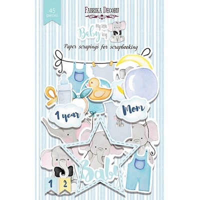 Висічки, колекція My little baby boy, 42 штуки, ТМ Фабрика Декору