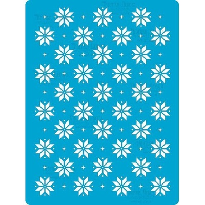 Трафарет - Фабрика Декору - Різдвяний фон, 15см х 20см