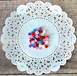 Мини - пуговицы от Hobby&You - Ассорти, пластик. 50 шт