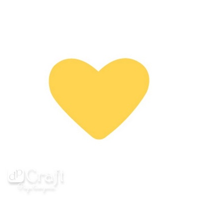 Дірокол фігурний 3,7СМ СЕРЦЕ, TM dpCraft (Dalprint)