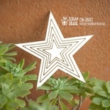 Чипборд ScrapBox - рамка, основа у формі зірки