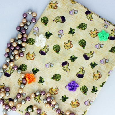 Бавовна, Артишокі на молочному фоні, 45x55см