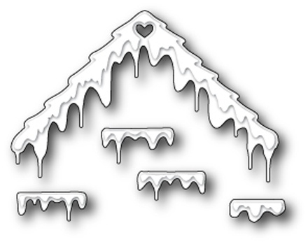 Нож для вырубки от Poppystamps - Frosted Roofs and Ledges