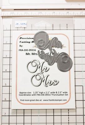КОМІСІОНКА - Ніж Frantic Stamper - Precision Die - Mr. Mrs