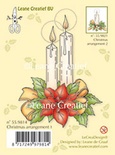 Акриловий штамп LeCreaDesign - Clear stamp Christmas arrangement 1. with poinsettia