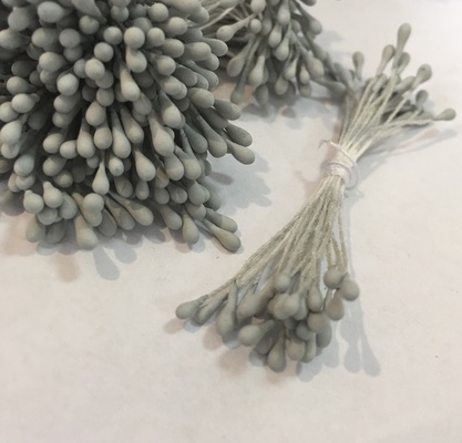 Тичинки, колір сірого, діаметр 1.5 мм, 50 шт.