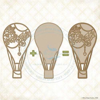 Чипборд Blue Fern StudiOs-Olga's Balloon