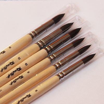 Пензель з волосся (No8). Ручка довга, 1412