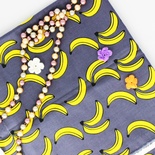 Бавовна, Банани на сірому фоні, 45x55см