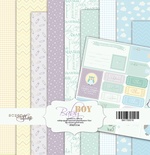 Набір односторонніх аркушів Scrapmir - Baby Boy, 20x20см, 10 аркушів