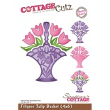 Ніж для вирубки CottageCutz - Filigree Tulip Basket, 10x15см
