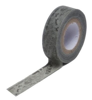 Паперовий скотч Queen & Co - Tape Vintage Newspaper, 1 шт